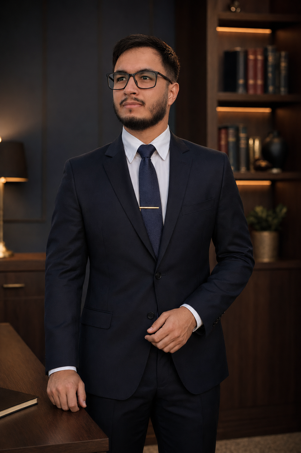 Leonardo Franco em escritório de advocacia